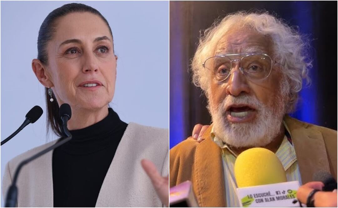 Tunden a Rafael Inclán tras comentario misógino contra Claudia Sheinbaum. Fotos: Fernanda Rojas. EL UNIVERSAL y Captura de video