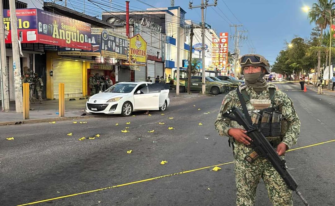 Ataque armado deja dos muertos en Culiacán, Sinaloa. Foto: Especial.
