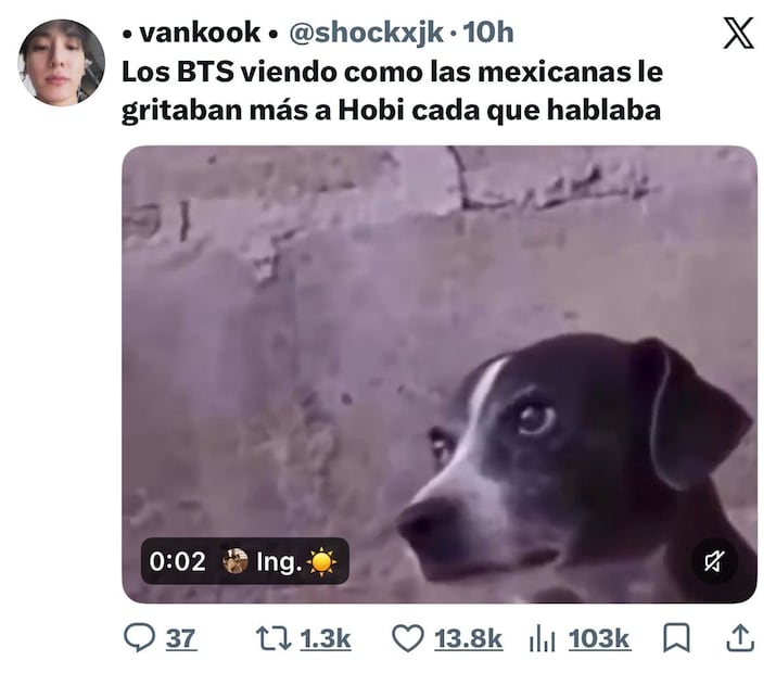 Memes de BTS en México. Foto: X