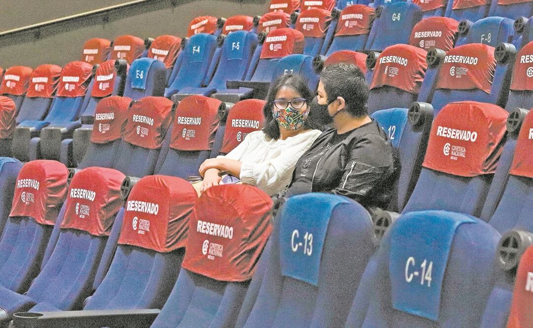 Cada mexicano asistió al cine 0.5 veces, en promedio, durante todo 2020. Foto: ARCHIVO EL UNIVERSAL