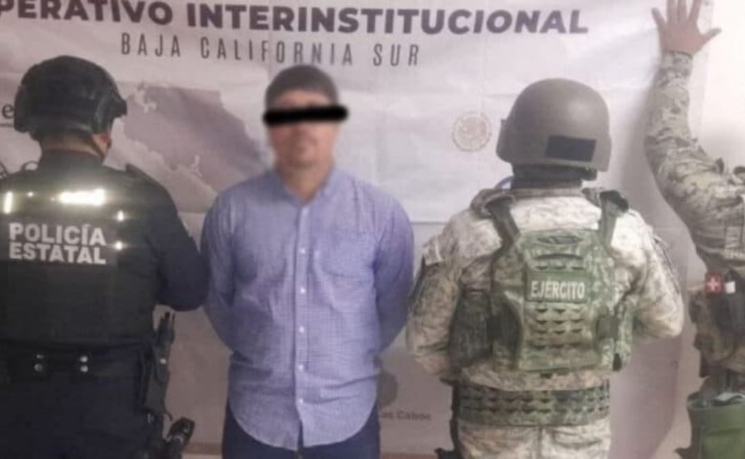 Liberan a presunto líder criminal de Baja California Sur (04/02/2026). Foto: Especial