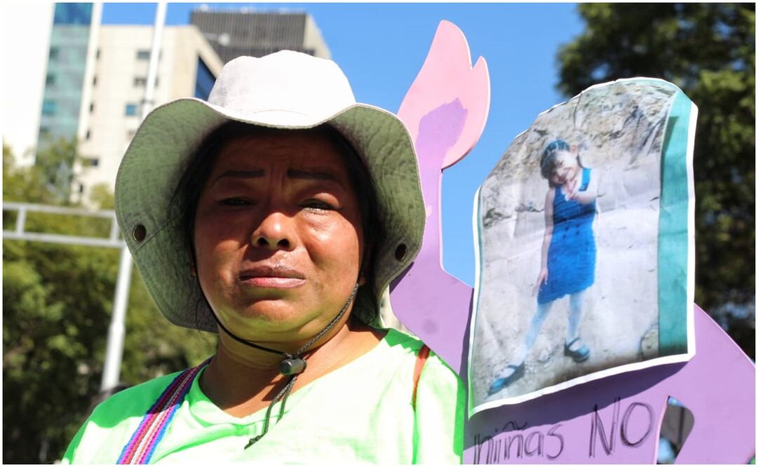 La señora María Pérez Méndez es madre de Karla Esmeralda de 7 años, asesinada en Ixtapaluca. Foto: Brenda Martínez/ EL UNIVERSAL