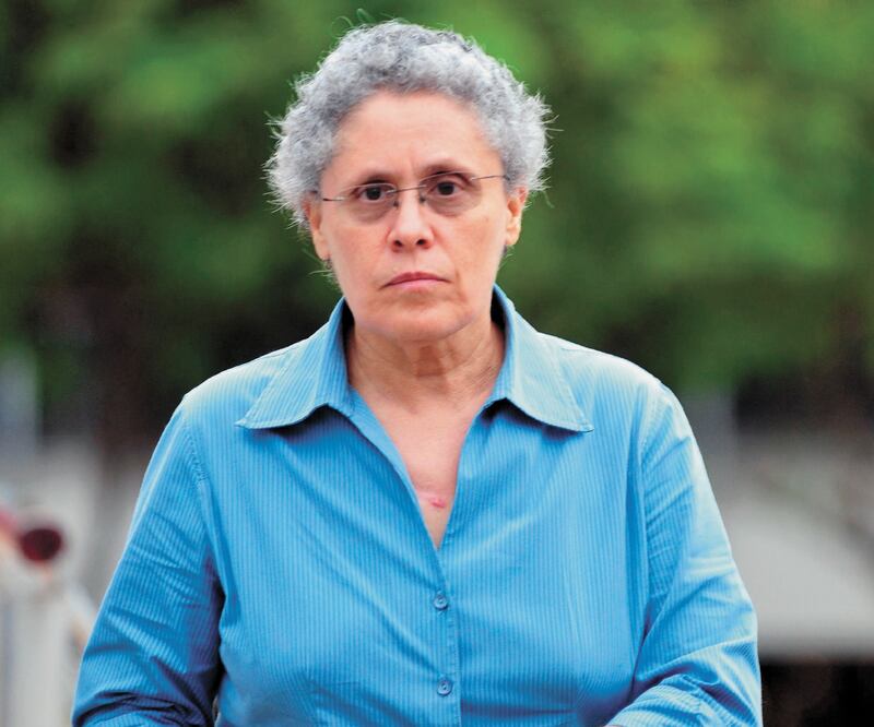 La exguerrillera sandinista Dora María Téllez, detenida ayer. Foto: HÉCTOR RETAMAL. AFP