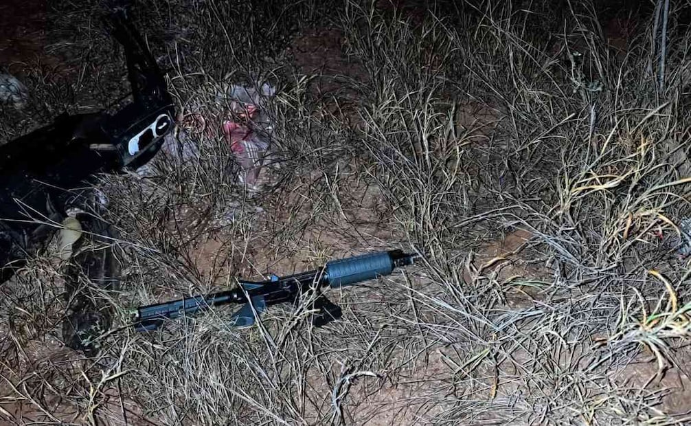 Guardia Estatal asegura dos vehículos “monstruos” en Tamaulipas e incauta armas, ponchallantas y camionetas (31/01/26). Foto: Especial