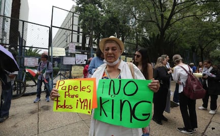 Protestan en CDMX por redadas y uso de fuerza militar contra migrantes en Los Ángeles; “Trump respeta a los mexicanos”, reclaman
