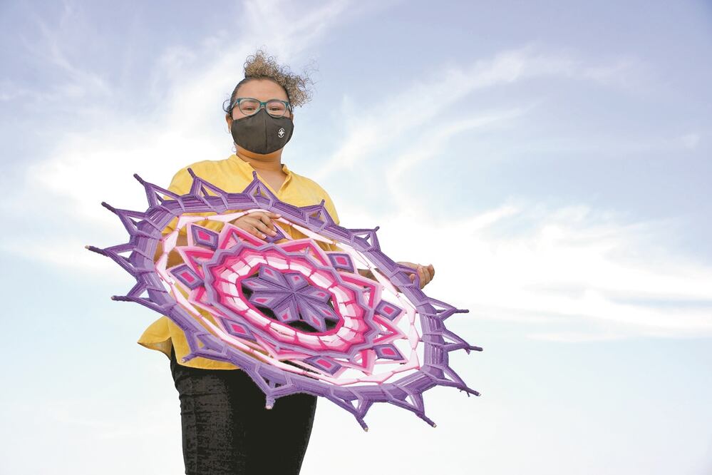 El encierro por el Covid-19 hizo que Sofía buscara una forma de ocupar su tiempo libre. Fotos: PATRICIA MORALES. EL UNIVERSAL