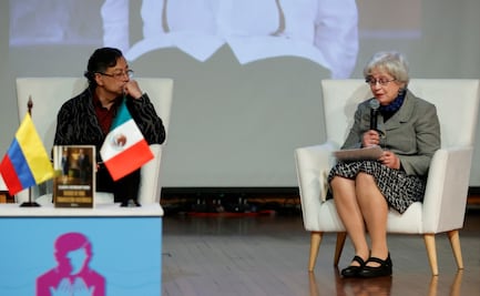 Petro acompaña presentación del libro de Sheinbaum en Colombia; afirma que el poder transforma a las personas