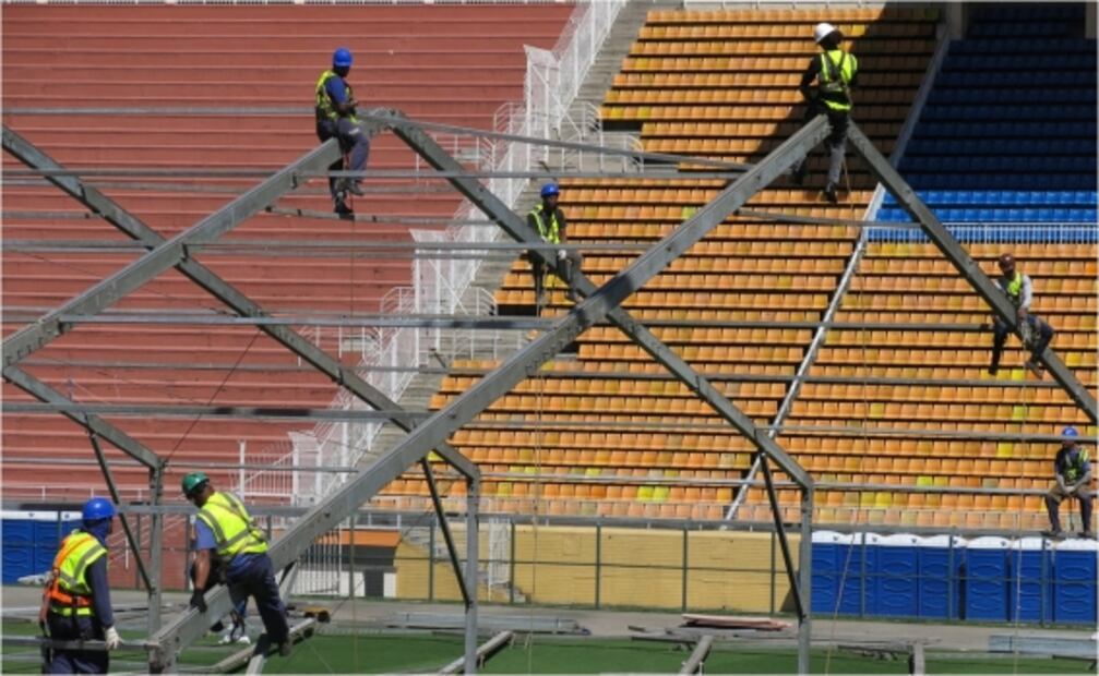 Los estadios que se han transformado en hospitales para enfrentar al Covid-19