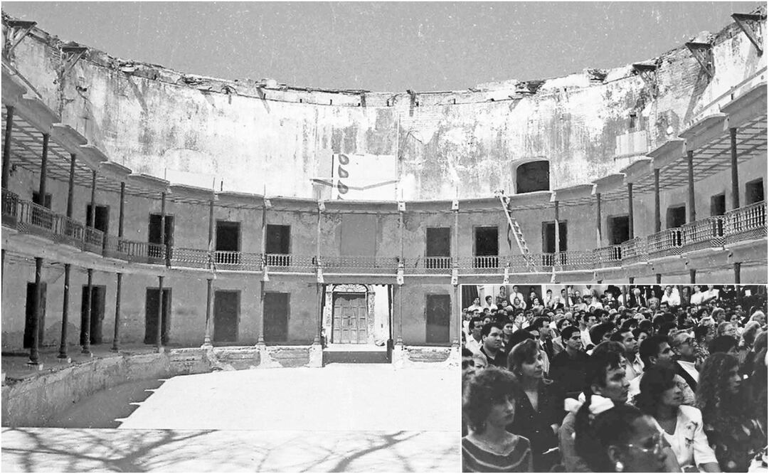 El libro reúne una selección de fotos del teatro en épocas distintas. Fotos: Del libro Teatro Ángela Peralta: 150 años
