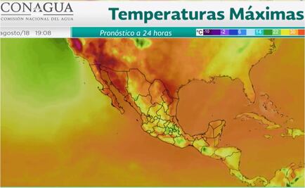 Pronostican temperaturas mayores a 40 grados en 11 estados del país