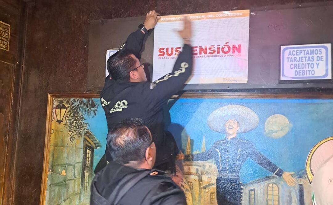 En los establecimientos suspendidos se colocaron nuevamente letreros con el Decálogo de los Derechos del Consumidor. Foto: especial