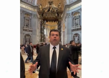 Pedro Haces visita el Vaticano y se reúne con el Papa Francisco; hablan sobre migración