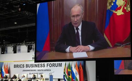 Putin critica sanciones contra Rusia durante discurso en la cumbre de los BRICS