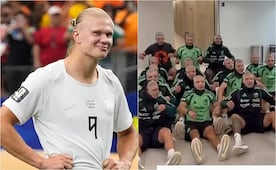 La respuesta de Erling Haaland al festejo de la Selección Mexicana al estilo noruego