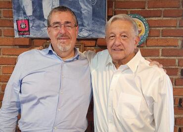 AMLO se reúne con el presidente electo de Guatemala, Bernardo Arévalo