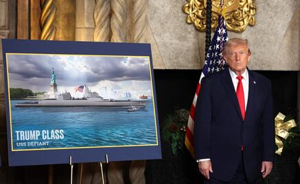 Trump ordena construir buques de guerra con su nombre; presidente promete una flota “cien veces más poderosa”