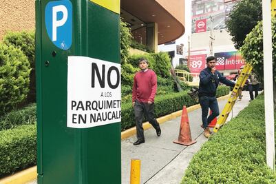 Tecamachalco también rechaza parquímetros