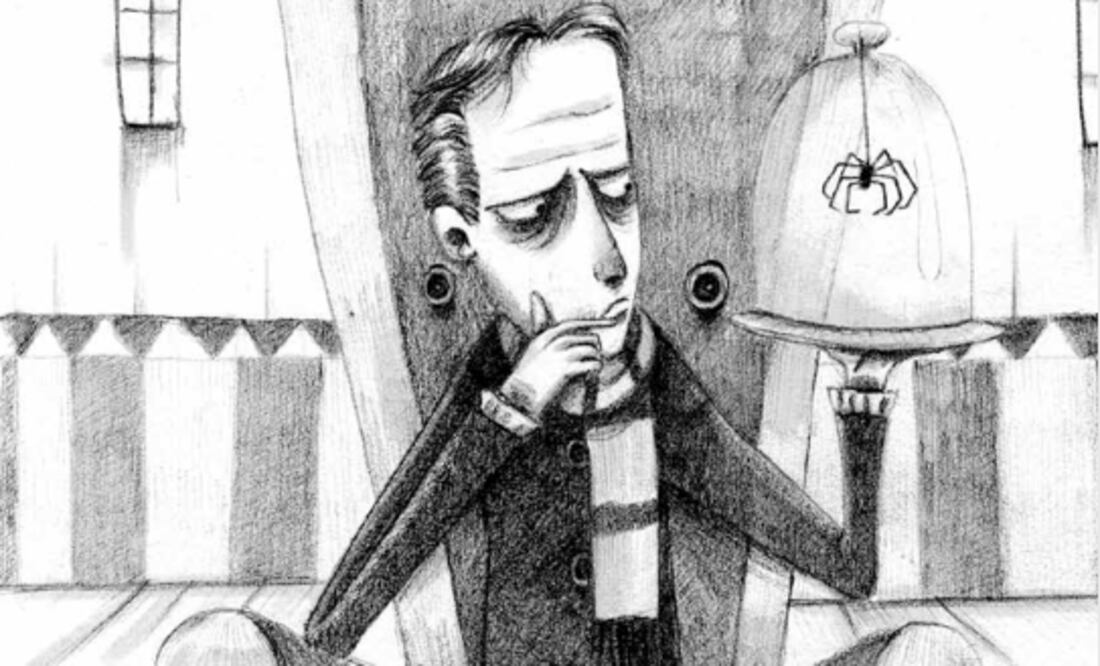 Del libro Muerto de miedo. Anthony Horowitz, ilus. de Alex Herrerías. Fondo de Cultura Económica.