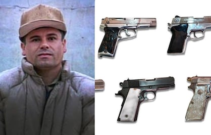 Aseguran armas con la imagen de "El Chapo" y la Santa Muerte en penal de Culiacán