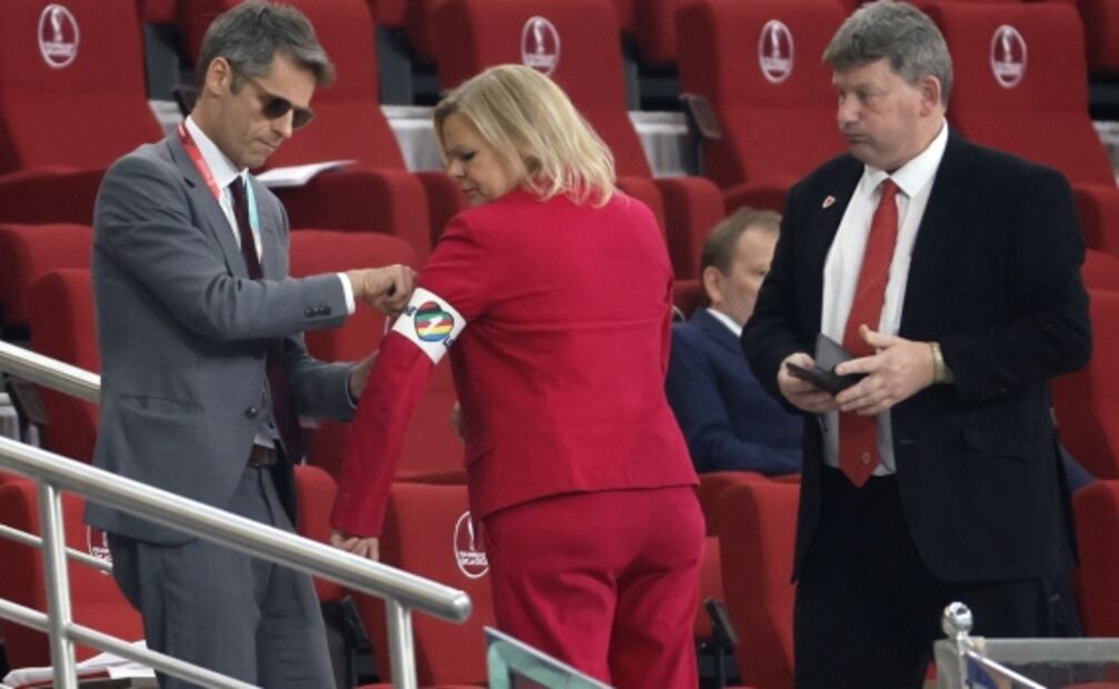 Alemania protesta en su partido contra la FIFA, "Los derechos humanos no son negociables"