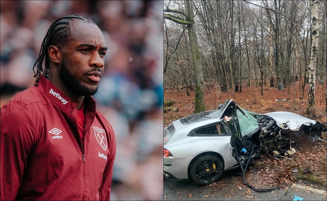 Compañero de Edson Álvarez sufrió aparatoso choque automovilístico; esto compartió West Ham / FOTOS: @michailantonio y @Mercado_Ingles