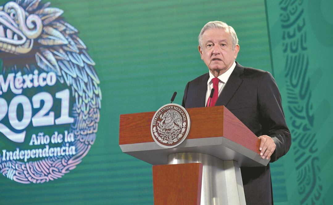 El presidente Andrés Manuel López Obrador opina que no ve voluntad ni mayoría para realizar un cambio en el Poder Judicial. Foto: HUGO GARCÍA. EL UNIVERSAL