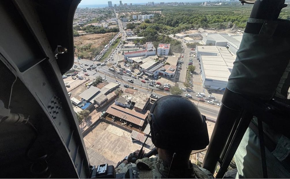 Autoridades despliegan elementos de seguridad en Puerto Vallarta. Febrero 2026. Foto: Juan Carlos Williams
