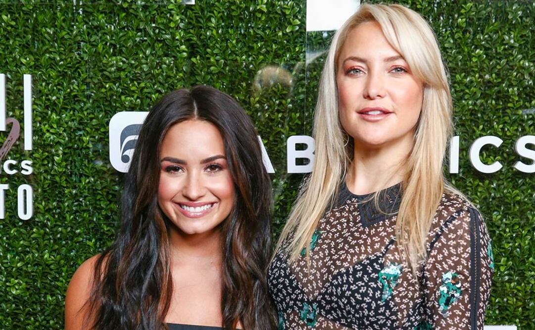 Demi Lovato y Kate Hudson. Foto: AP
