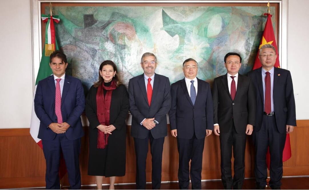 Juan Ramón de la Fuente, titular de la Secretaría de Relaciones Exteriores (SRE), recibió en México a Li Shulei, miembro del Buró Político del Comité Central del Partido Comunista Chino, con quien revisó la cooperación bilateral. Foto: Especial