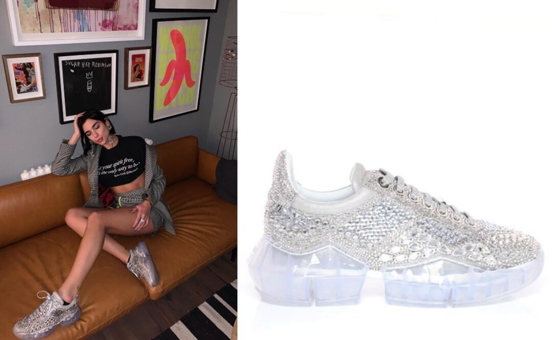 Estos ugly snakers no tienen nada de feo. Foto: Instagram dualipa y cortesía