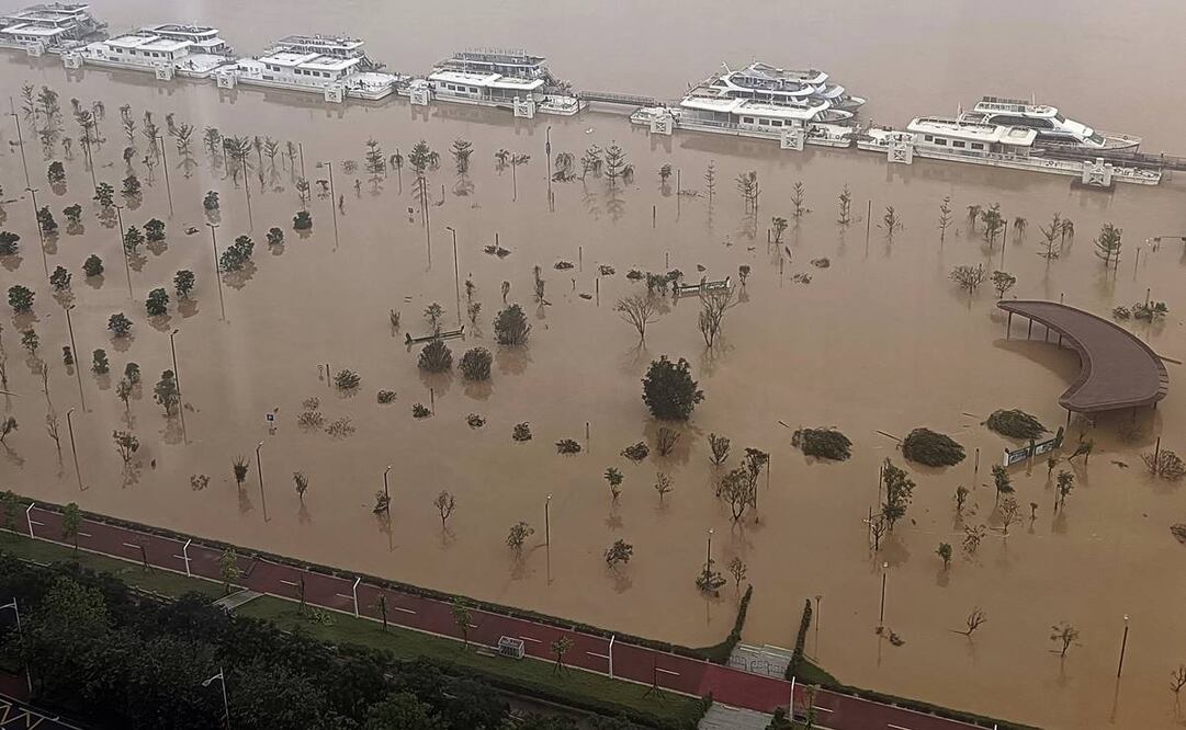 Las intensas lluvias provocaron la crecida de los ríos de la región en 24 ríos de la provincia registrando niveles de agua que superan el umbral de alerta. FOTO: AP