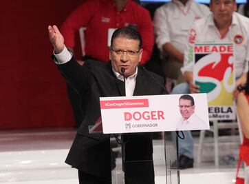 Doger protesta como candidato del PRI al gobierno de Puebla