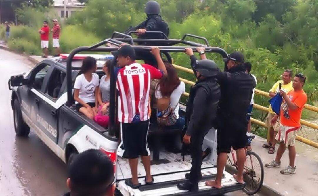 The heavy rains caused an emergency situation in the city of Matamoros. (Photo: Roberto Aguilar/ELUNIVERSAL)