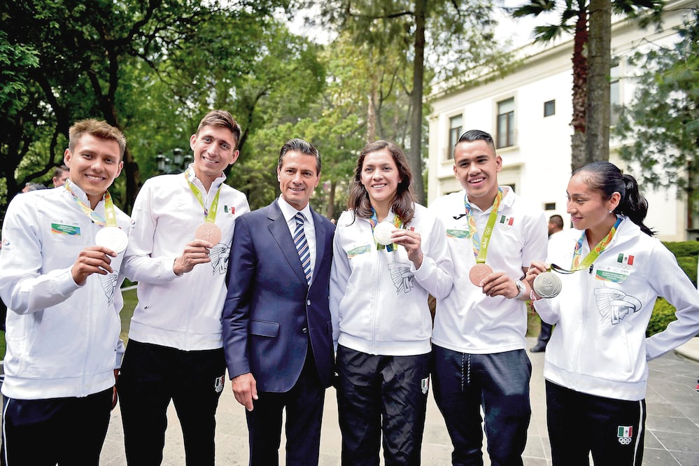 Enrique Peña Nieto dijo sentirse orgulloso del desempeño de todos los deportistas olímpicos (PRESIDENCIA)