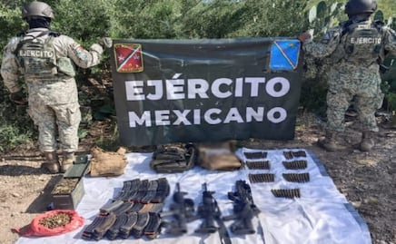"Operación Frontera Norte"; decomisan arsenal y detienen a varias personas en Tamaulipas