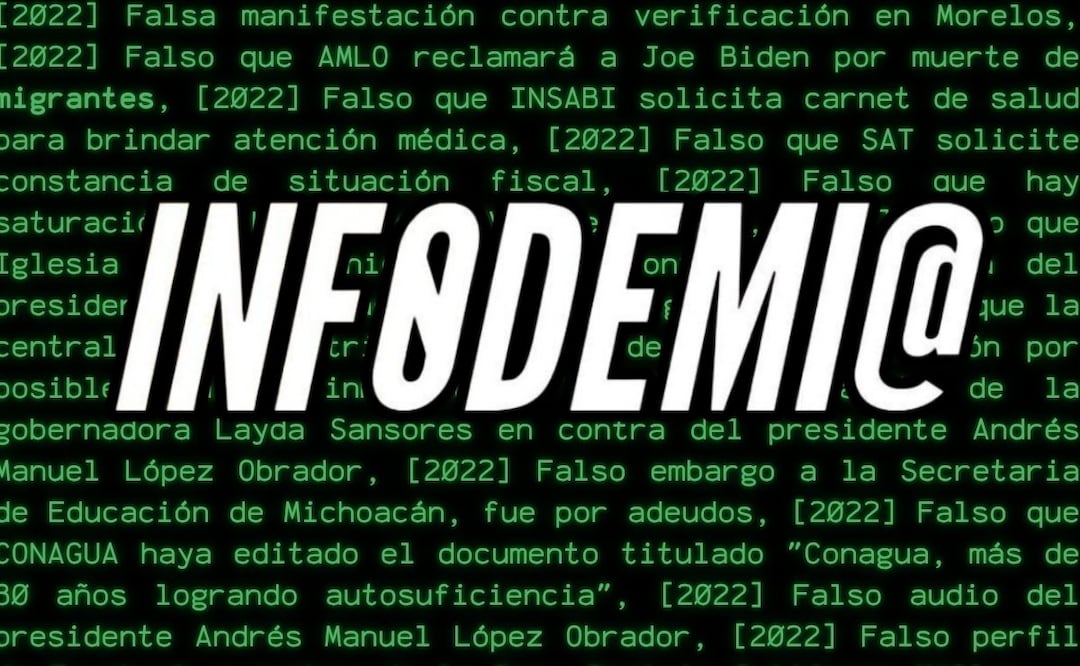 El contenido de Infodemia MX puede claificarse como propaganda, señalan especialistas. Ilustración: EL UNIVERSAL