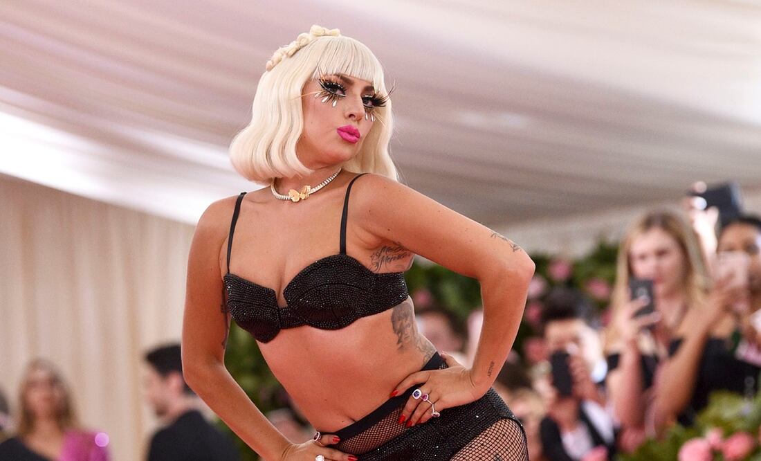 Lady Gaga en la Gala del MET. Foto: AP