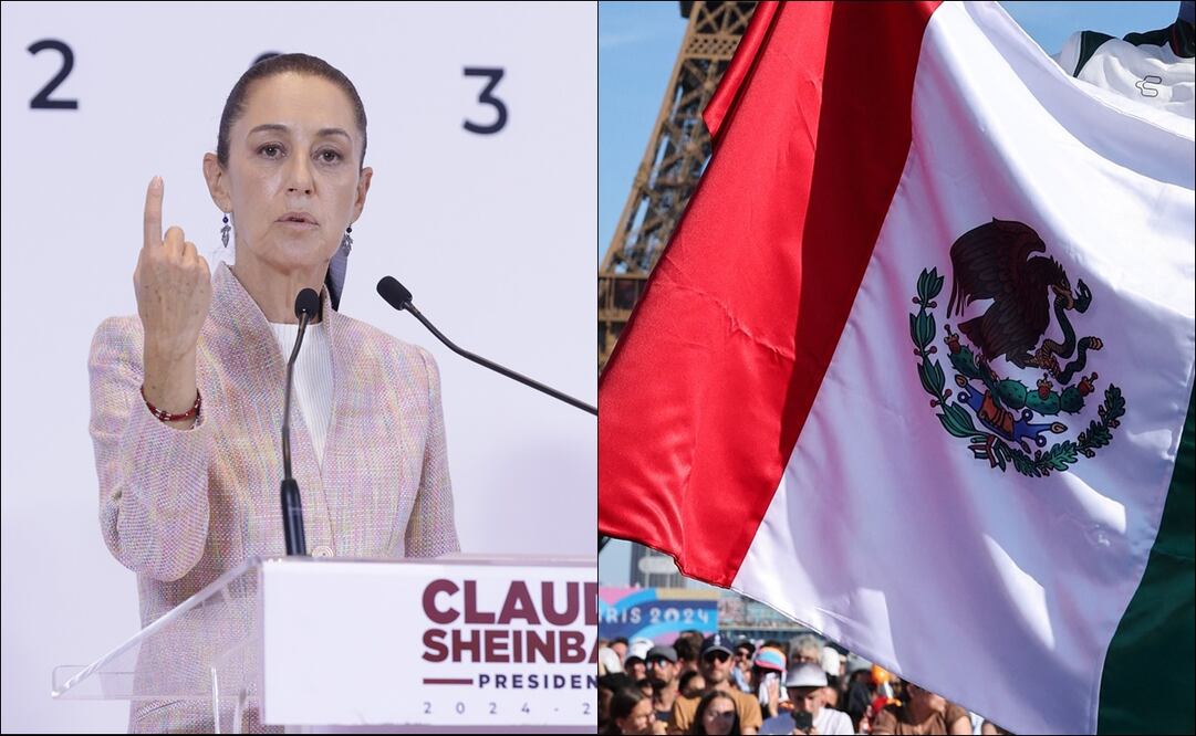 Claudia Sheinbaum busca reunirse con los atletas mexicanos que participan en París 2024 - Foto: Fernanda Rojas / EL UNIVERSAL y AFP