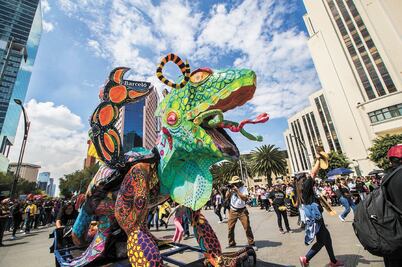 Paseo de alebrijes maravilla a los capitalinos