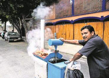 Así llegaron los camotes a los carritos