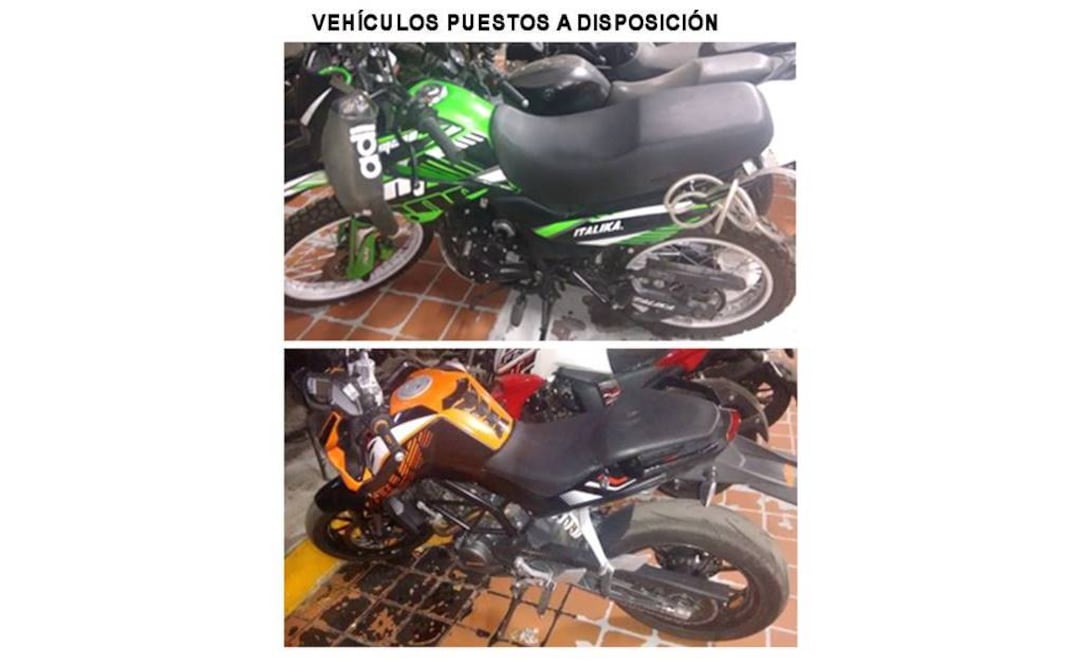 Presuntos ladrones de motocicleta enfrentarán proceso penal en prisión