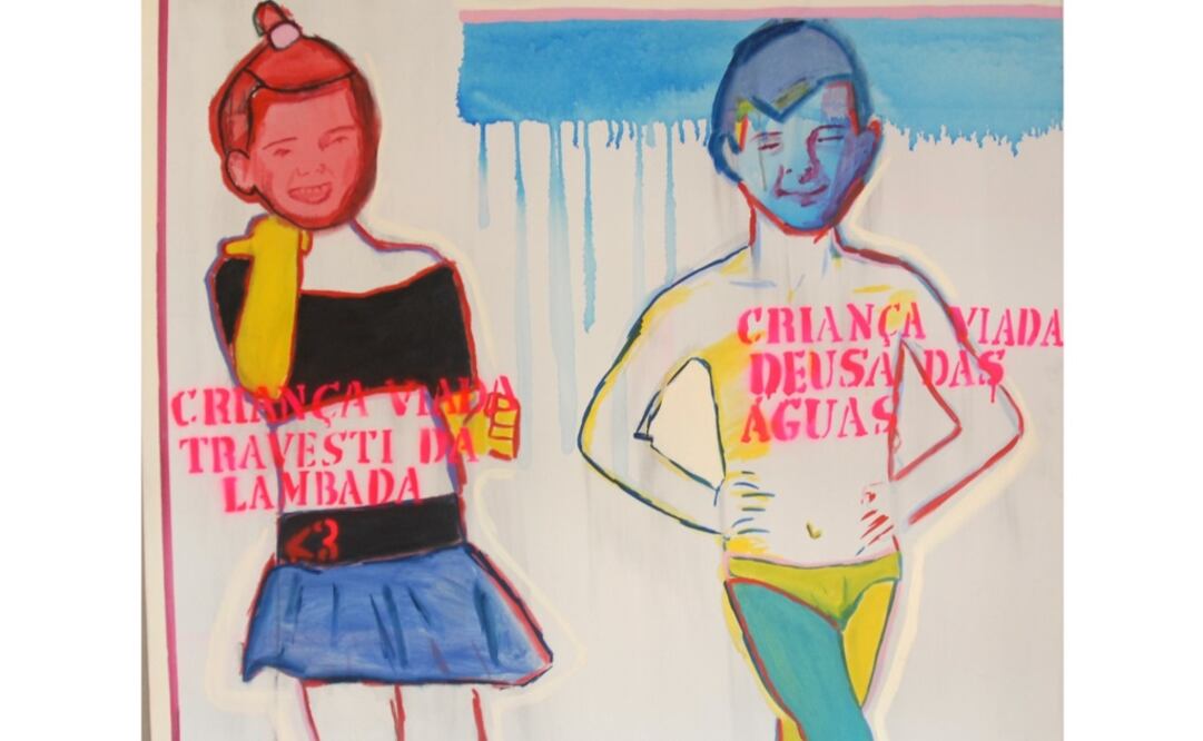 "Travesti de la lambada y diosa de las aguas" (Deusa das aguas), Bia Leite. Foto: Gentileza Escuela de Artes Visuales del Parque Lage