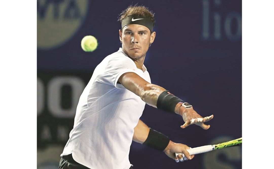 Rafel Nadal at the Mexican Open in Acapulco - Photo: Alejandro Acosta/EL UNIVERSAL