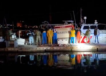 Detienen a cinco por pesca ilegal en el Alto Golfo de California; tenían redes con ejemplares de totoaba