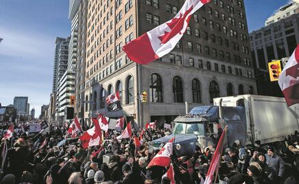Canadá considera utilizar poderes de emergencia para acabar con protestas de antivacunas