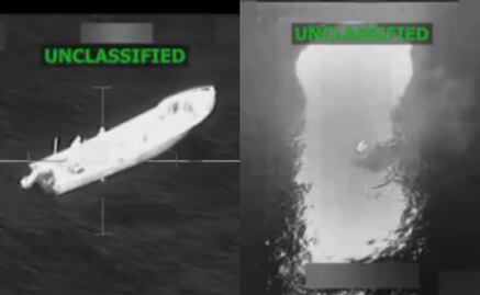 VIDEO: EU ataca 2 presuntas narcolanchas en el Pacífico; mata a 6 personas