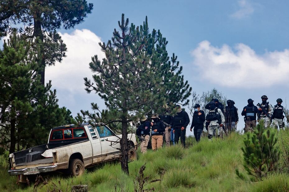 Dos o tres veces por semana, se realizan operativos en el “punto trino”, zona boscosa limítrofe entre la CDMX, el Edomex y Morelos.
Foto: Hugo Salvador