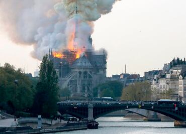 #EnVivo Incendio de la Catedral de Notre Dame