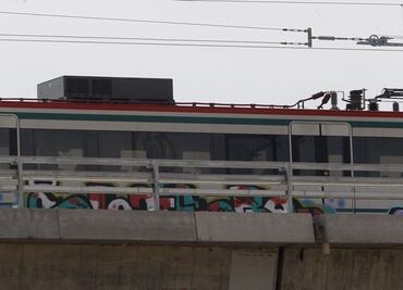Iniciarán denuncia tras graffiti en Tren Interurbano