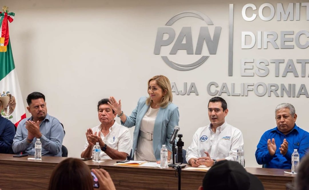 Coordinadora de Somos MX, María Azucena Meza, se incorpora al PAN en La Paz, BCS; busca la presidencia municipal.
Foto: Especial.